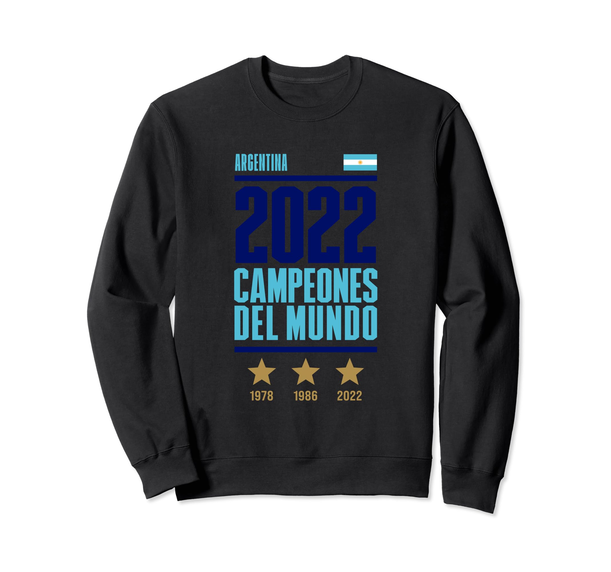 Argentina World Champion 2022 Sweatshirt - Custom Art Print for Adults - T-Shirt, Sweatshirt, Hoodie
