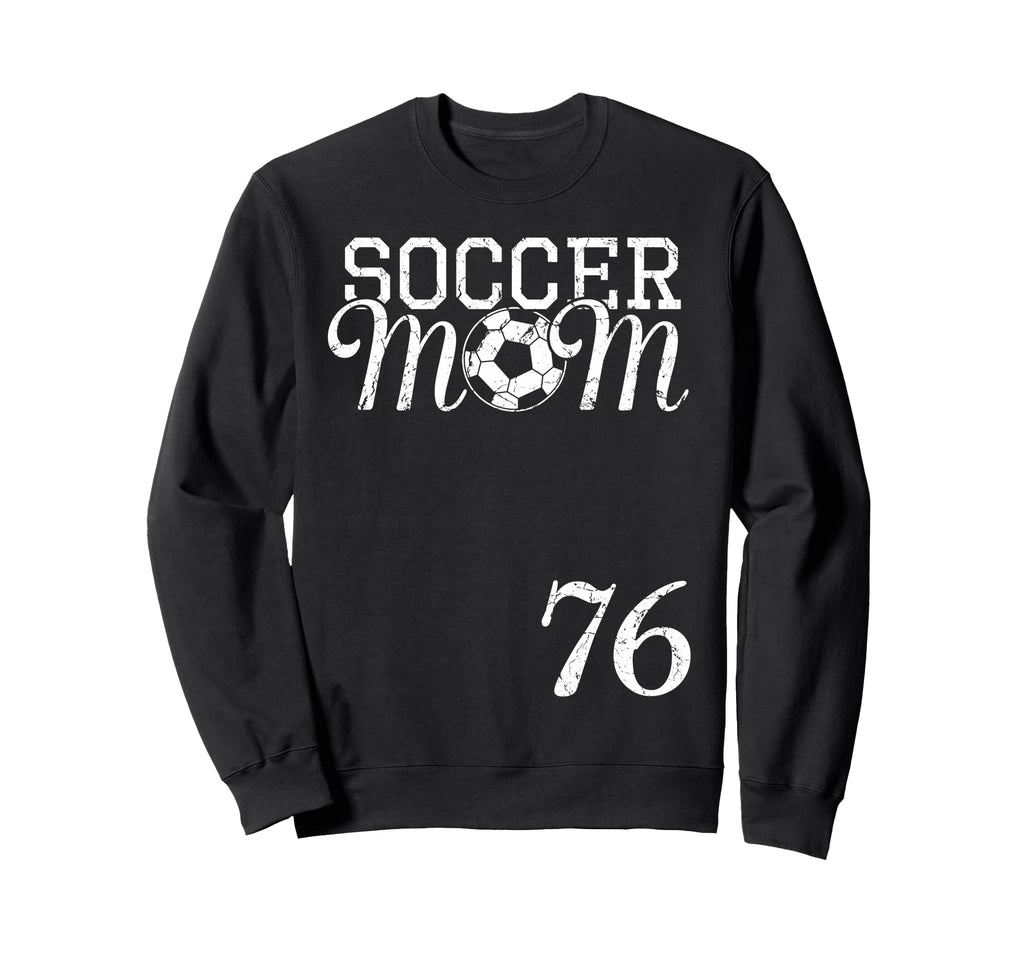 Soccer Mom Jersey Number 76 Sweatshirt - Minimalist Print Men Women - T-Shirt, Sweatshirt, Hoodie