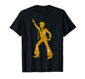 70S Disco Dancer Gold Silhouette Night Fever T-Shirt - Graphic Print Unisex - T-Shirt, Sweatshirt, Hoodie
