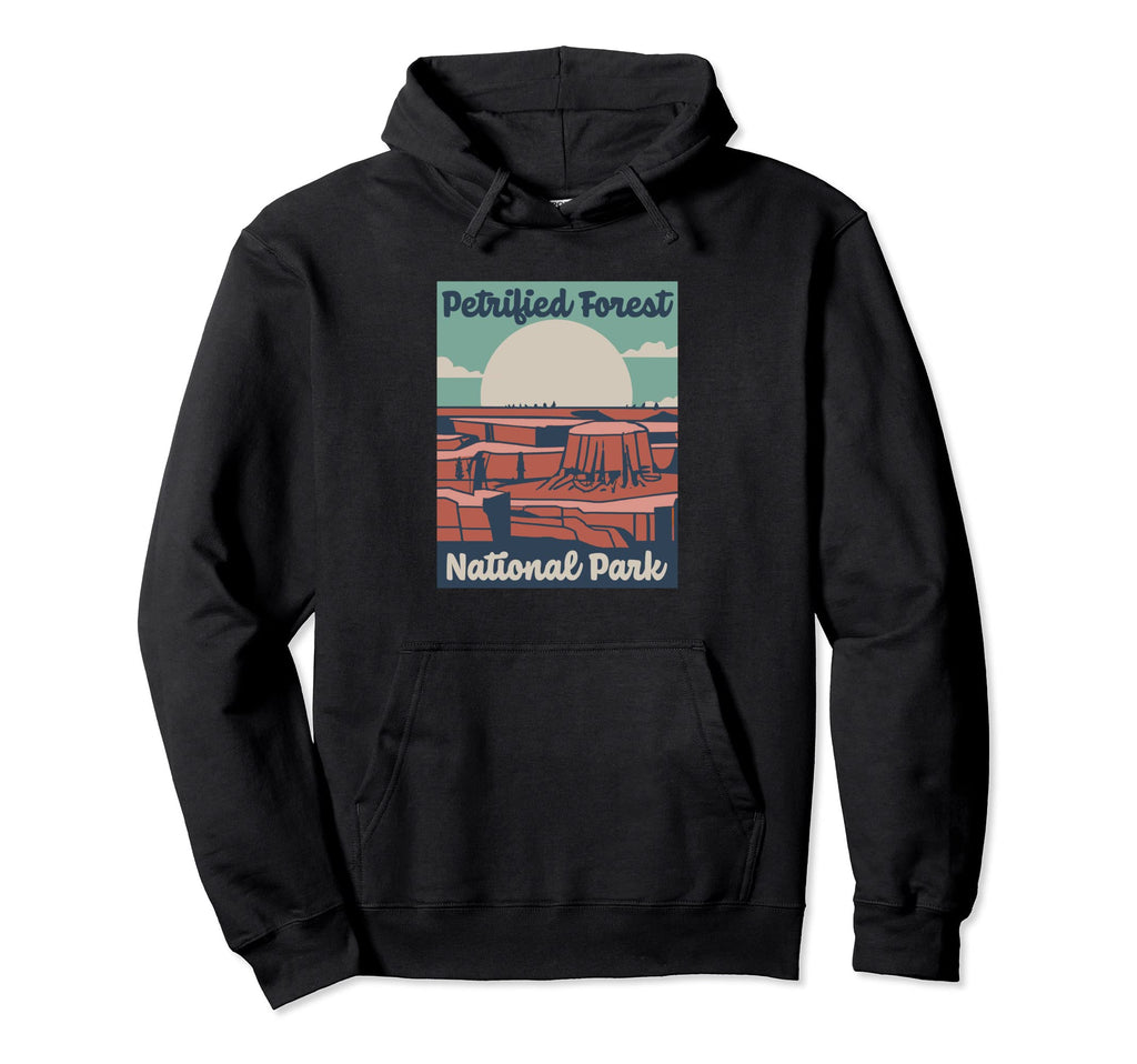 Petrified Forest Park Wpa National Park Hoodie - Novelty Apparel for Adults - T-Shirt, Sweatshirt, Hoodie