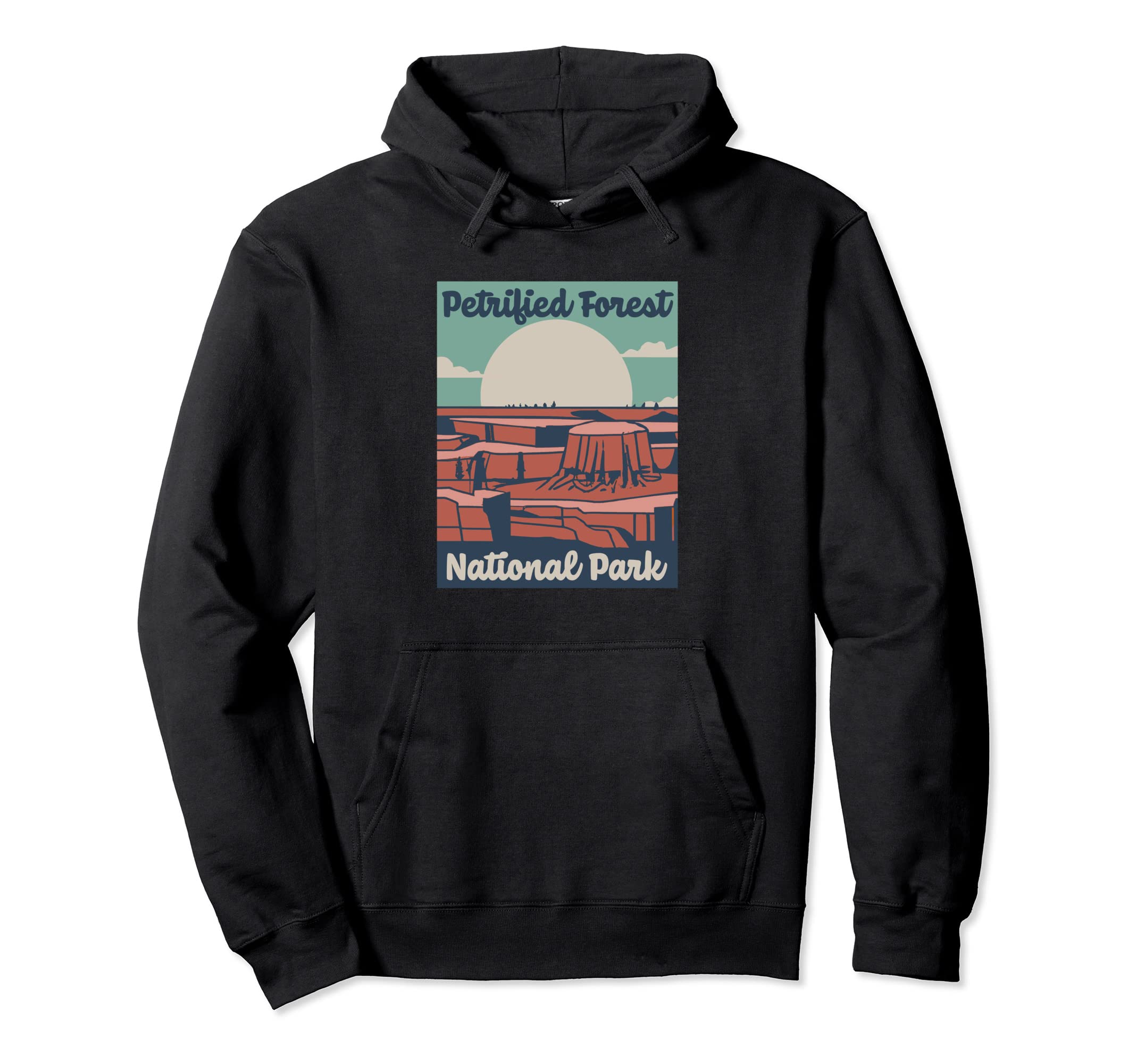 Petrified Forest Park Wpa National Park Hoodie - Novelty Apparel for Adults - T-Shirt, Sweatshirt, Hoodie