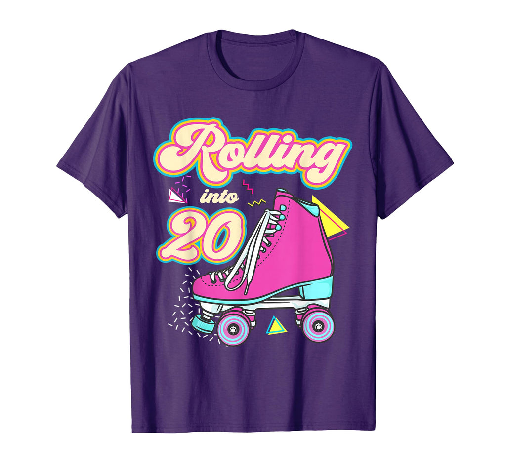 Rolling Into 20 Year Old Roller Skate T-Shirt - Streetwear Style Unisex - T-Shirt, Sweatshirt, Hoodie