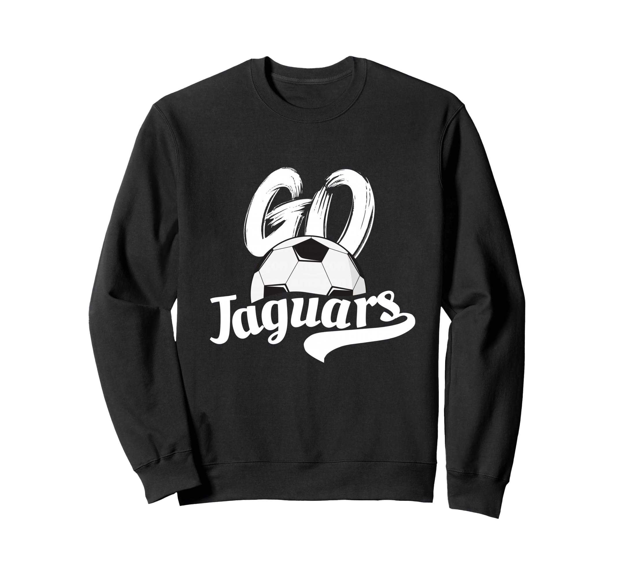 Go Jaguars Soccer Ball Team Sweatshirt - Casual Everyday Wear for Adults - T-Shirt, Sweatshirt, Hoodie