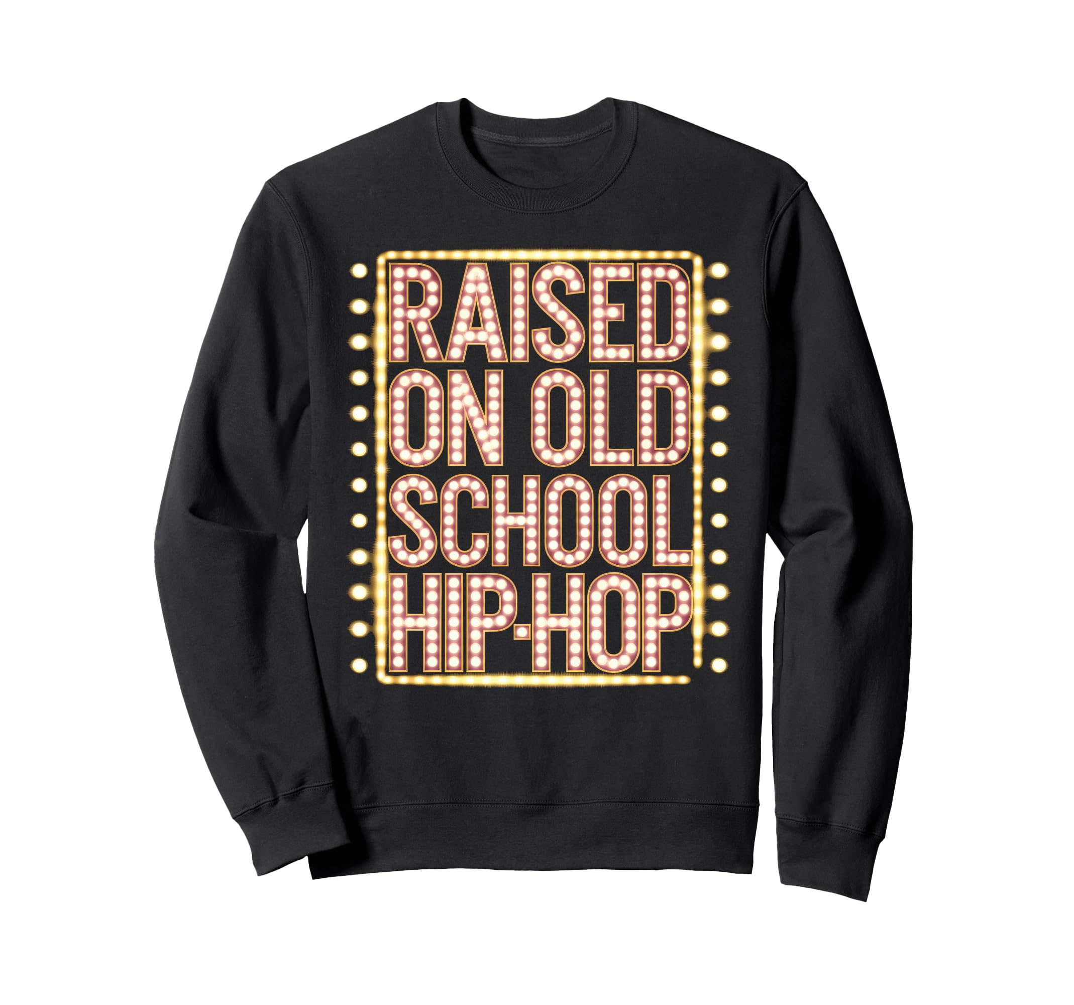 Raised Old School Hip Hop Cassette Sweatshirt - Novelty Apparel Men Women - T-Shirt, Sweatshirt, Hoodie