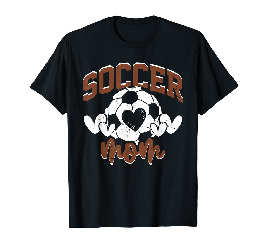 Soccer Mom Hearts Funny Game Day Sports T-Shirt - Trendy Graphic Men Women - T-Shirt, Sweatshirt, Hoodie