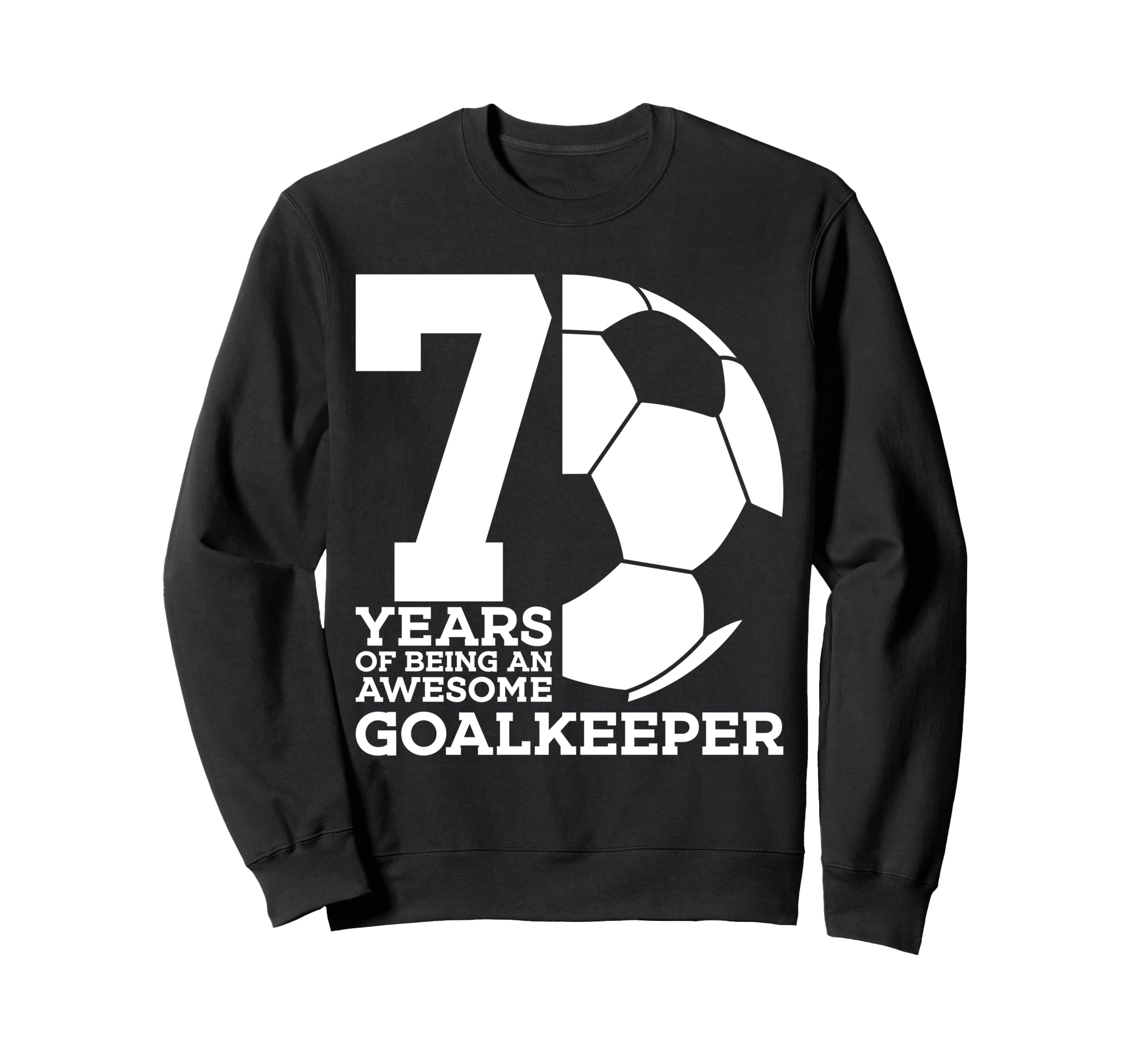 Soccer 7 Years Awesome Soccer Sweatshirt - Aesthetic Graphic for Adults - T-Shirt, Sweatshirt, Hoodie