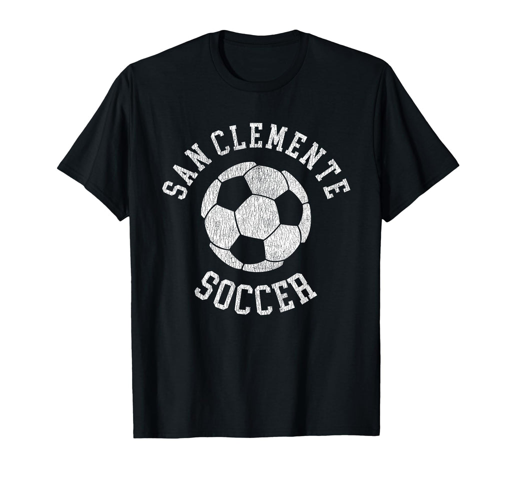 San Clemente Soccer Distressed 90S T-Shirt - Fun Novelty Design Unisex - T-Shirt, Sweatshirt, Hoodie
