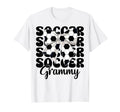 Soccer Grammy Soccer Grandma Nana T-Shirt - Minimalist Print Men Women - T-Shirt, Sweatshirt, Hoodie