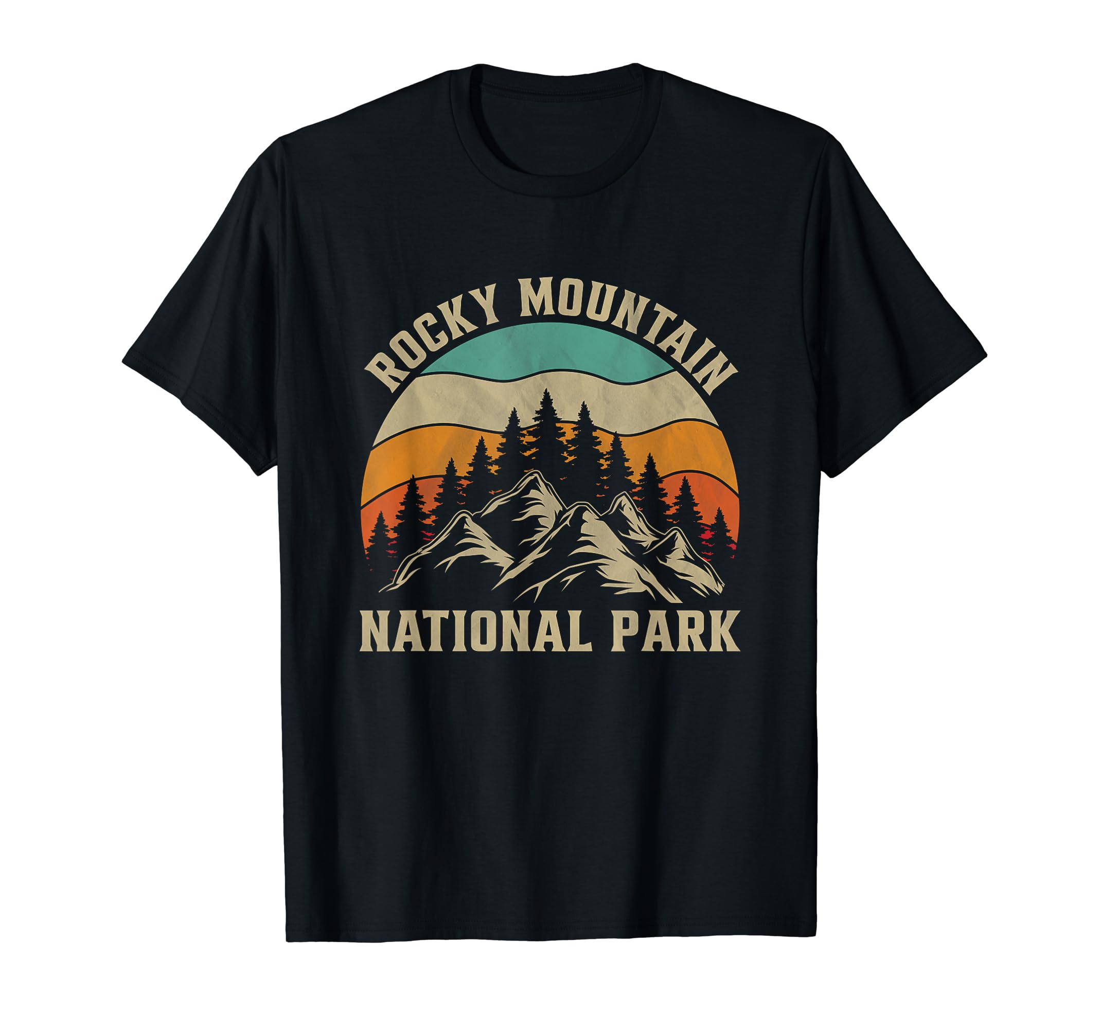 Rocky Mountain National Park T-Shirt - Custom Art Print Unisex - T-Shirt, Sweatshirt, Hoodie