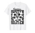 Soccer Sister Mom Coquette Bow Sport T-Shirt - Unique Graphic Men Women - T-Shirt, Sweatshirt, Hoodie