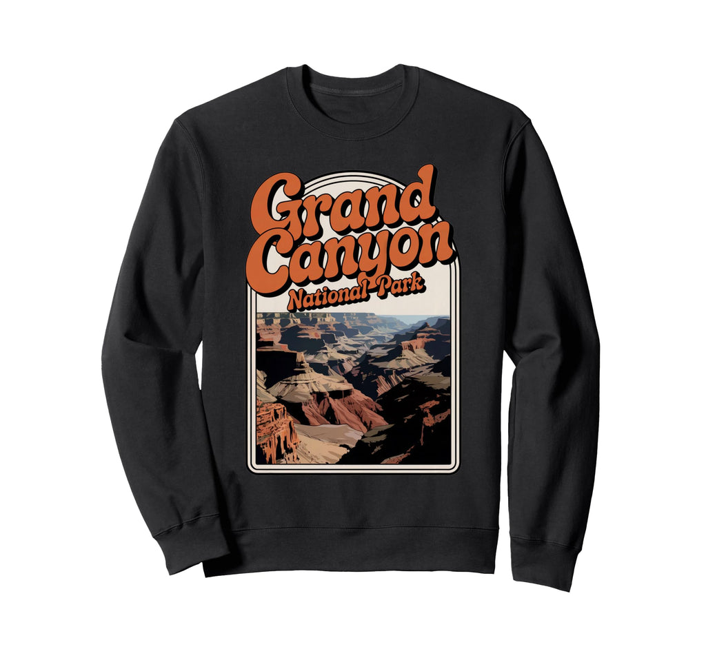 Grand Canyon National Park Hiking Sweatshirt - Unique Graphic for Adults - T-Shirt, Sweatshirt, Hoodie