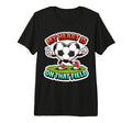 My Heart Is That Field Soccer Mother T-Shirt - Minimalist Print Men Women - T-Shirt, Sweatshirt, Hoodie