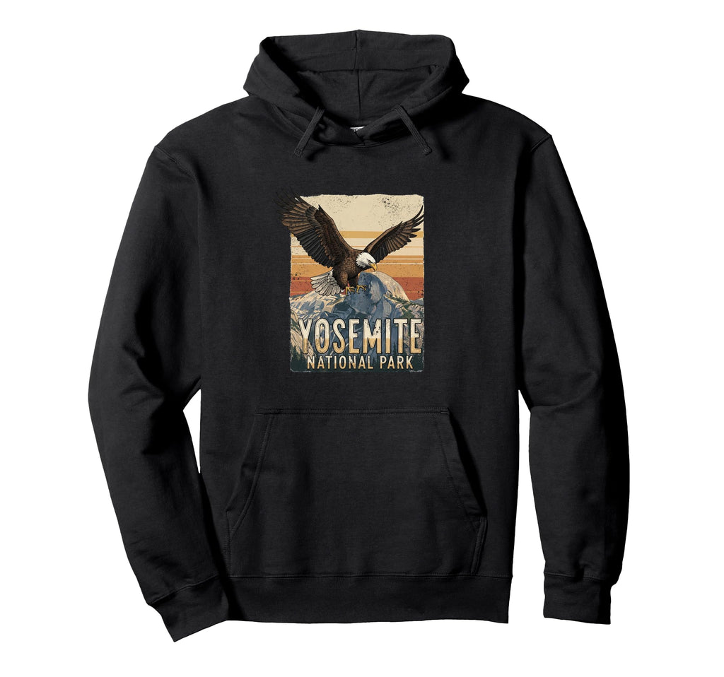 Yosemite National Park Mountain Hoodie - Novelty Apparel for Adults - T-Shirt, Sweatshirt, Hoodie