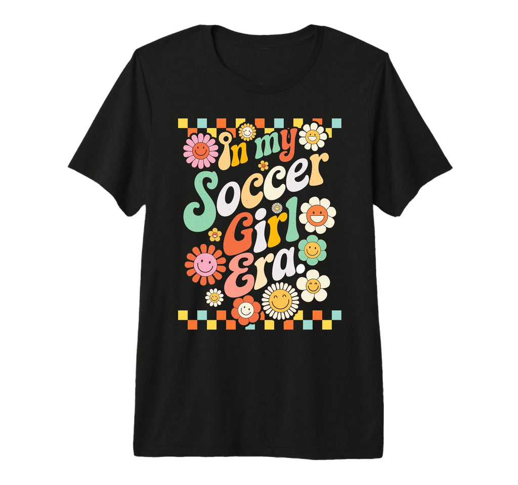 My Soccer Era Groovy Soccer Tri Blend T-Shirt - Custom Art Print Unisex - T-Shirt, Sweatshirt, Hoodie