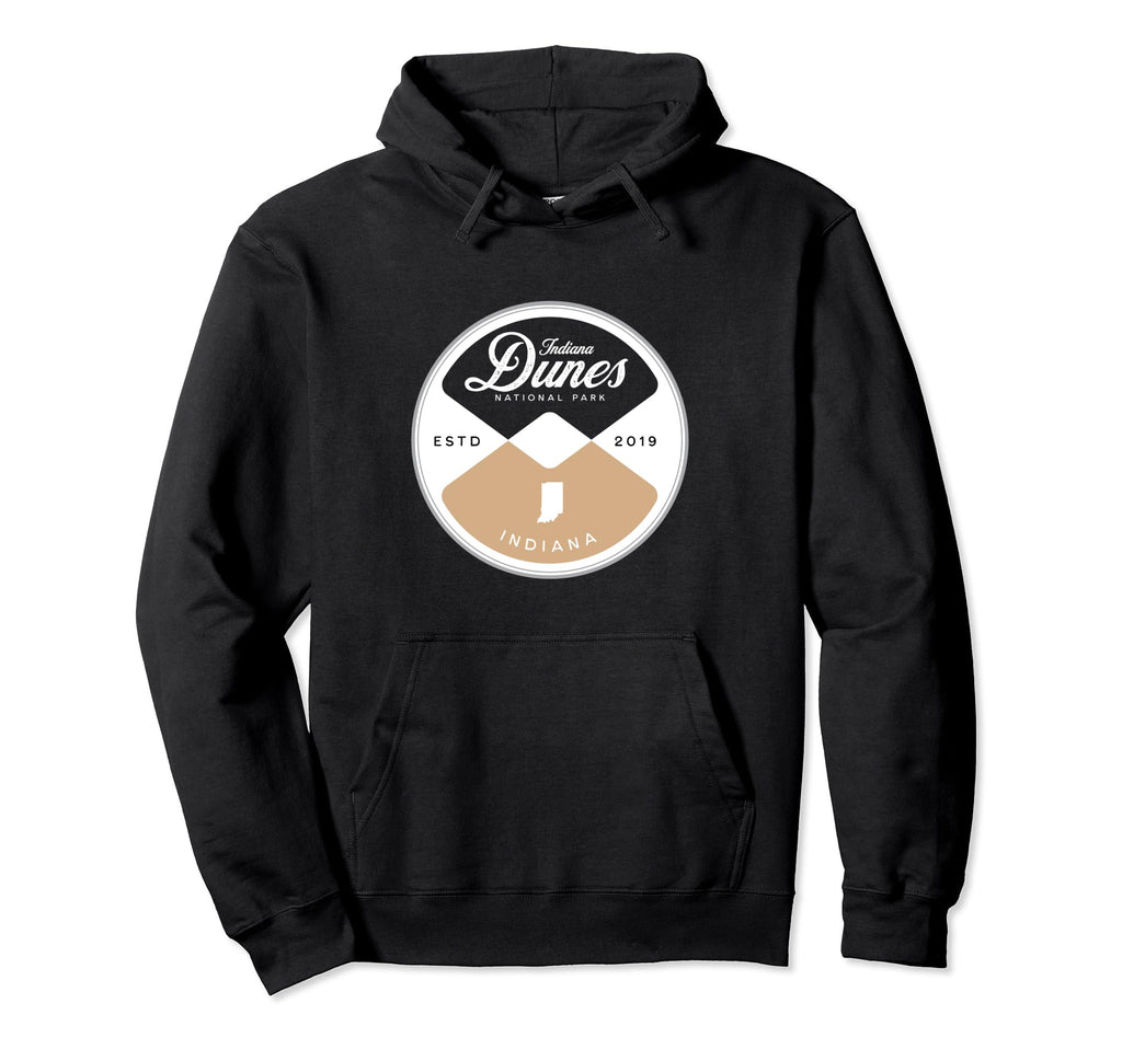 Indiana Dunes National Park Circle Hoodie - Graphic Print Men Women - T-Shirt, Sweatshirt, Hoodie