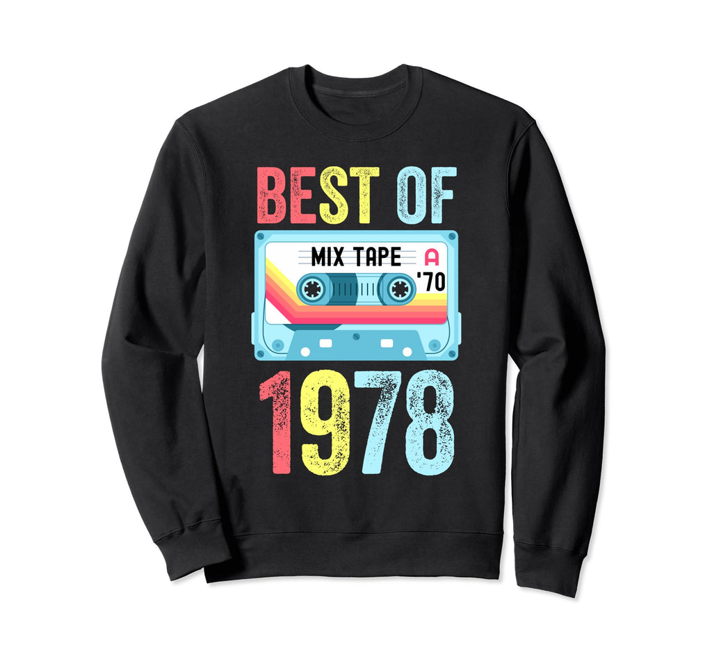 Best 1978 Cassette Tape Sweatshirt - Custom Art Print Men Women - T-Shirt, Sweatshirt, Hoodie