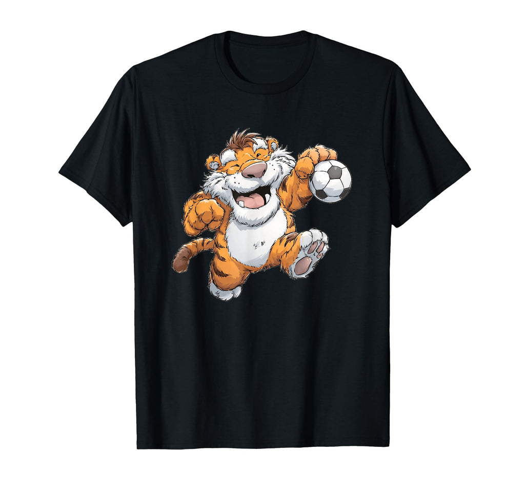 Nice Tiger Loves Soccer Sport And T-Shirt - Casual Everyday Wear Men Women - T-Shirt, Sweatshirt, Hoodie