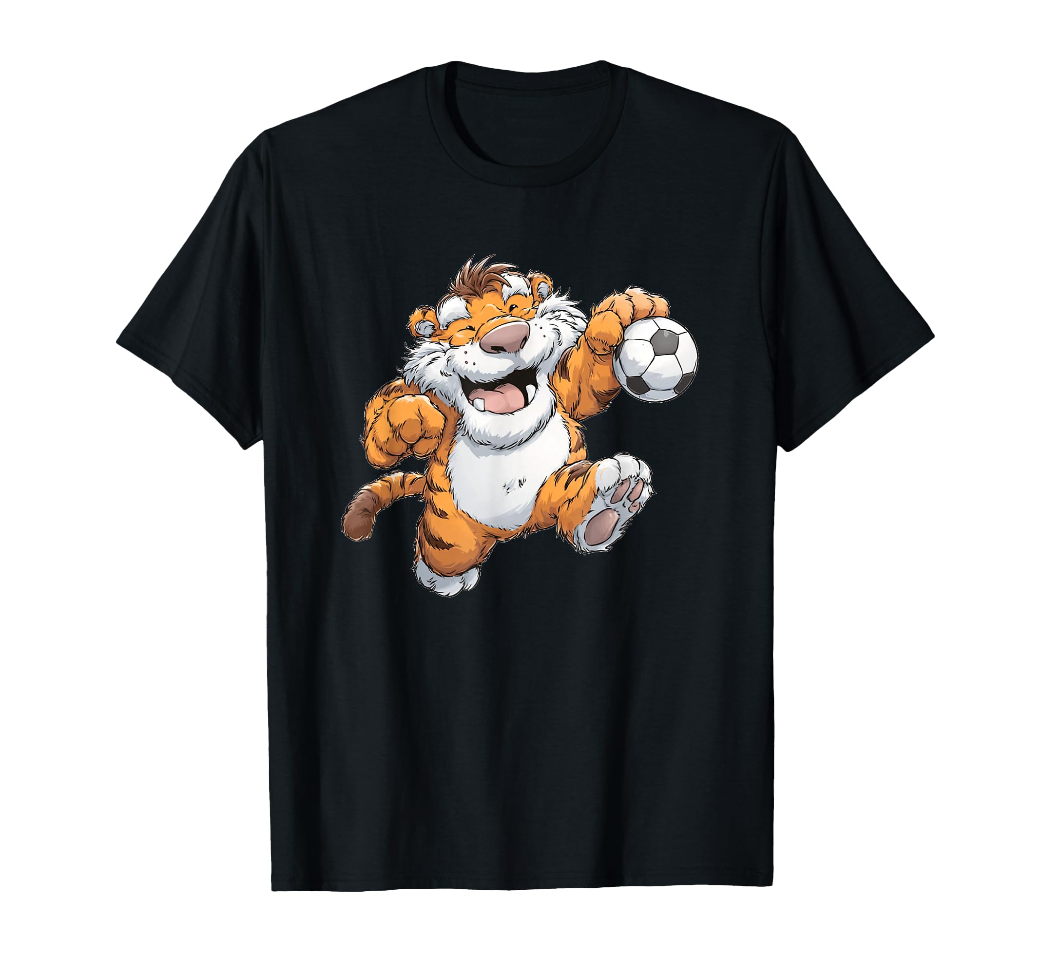 Nice Tiger Loves Soccer Sport And T-Shirt - Casual Everyday Wear Men Women - T-Shirt, Sweatshirt, Hoodie