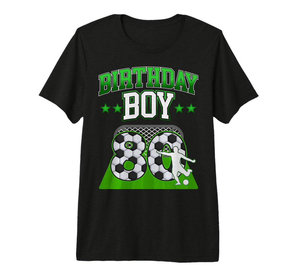 Soccer Themed Birthday Outfit 80 T-Shirt - Aesthetic Graphic for Adults - T-Shirt, Sweatshirt, Hoodie