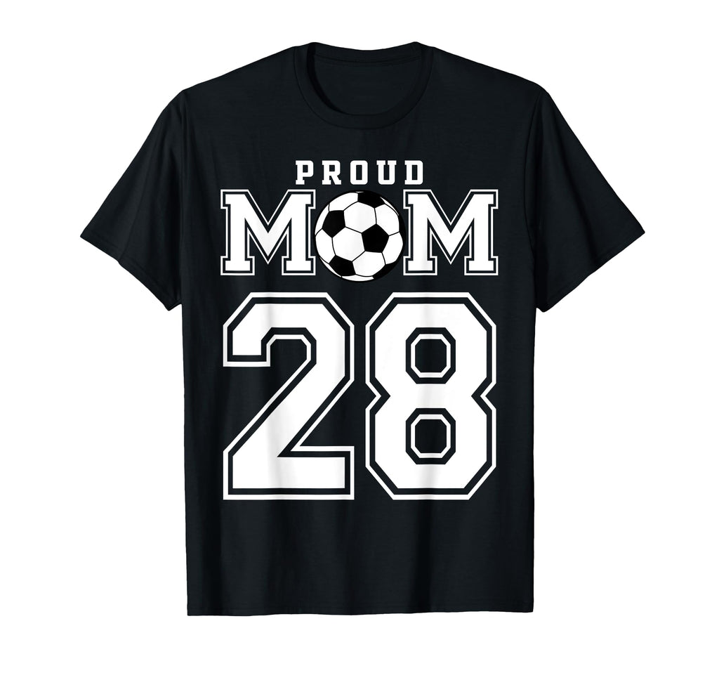 Number 28 Custom Proud Soccer Futbol T-Shirt - Custom Art Print Men Women - T-Shirt, Sweatshirt, Hoodie