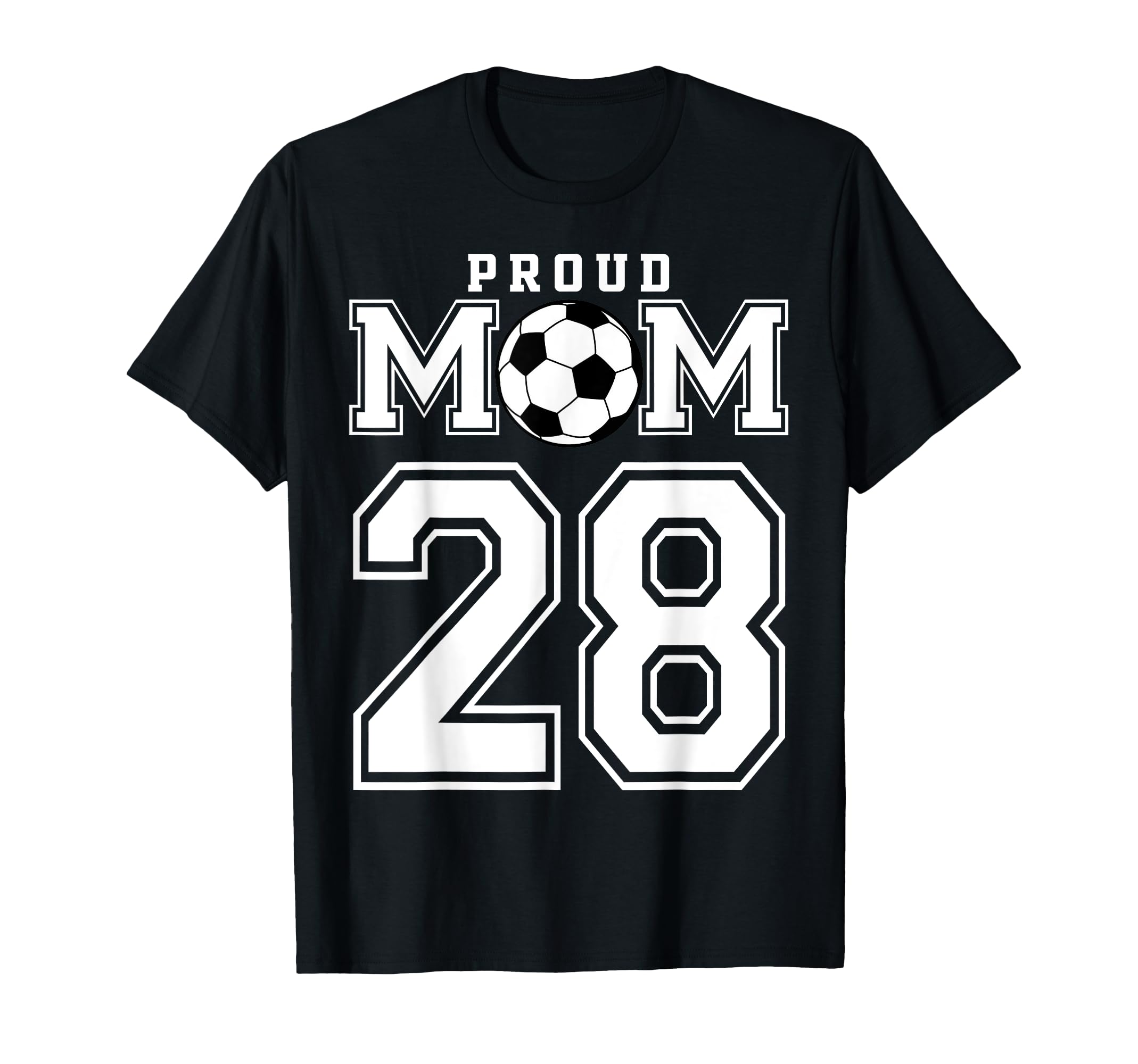 Number 28 Custom Proud Soccer Futbol T-Shirt - Fun Novelty Design Unisex - T-Shirt, Sweatshirt, Hoodie