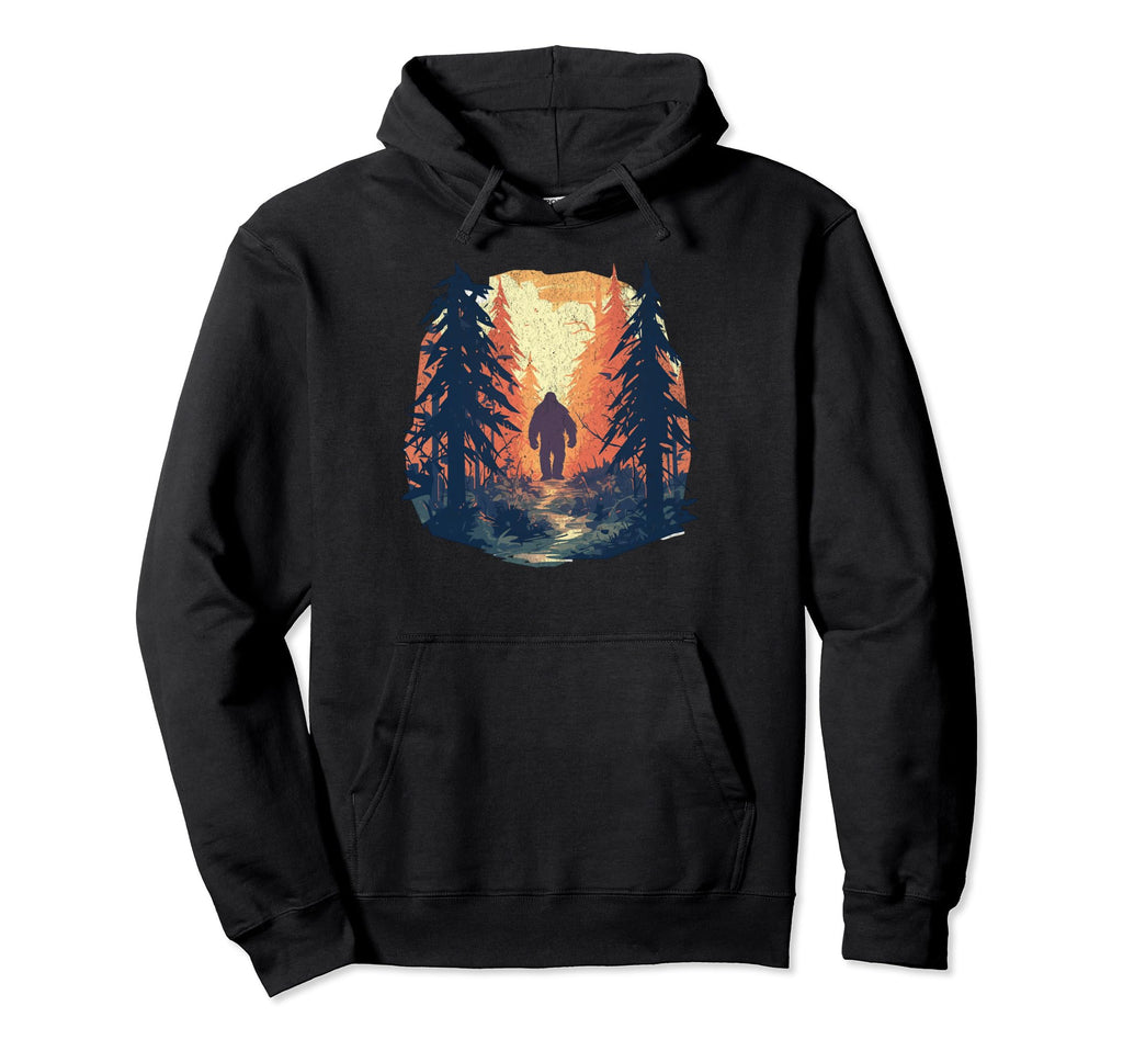 Bigfoot Sasquatch Forest National Hoodie - Casual Everyday Wear Unisex - T-Shirt, Sweatshirt, Hoodie