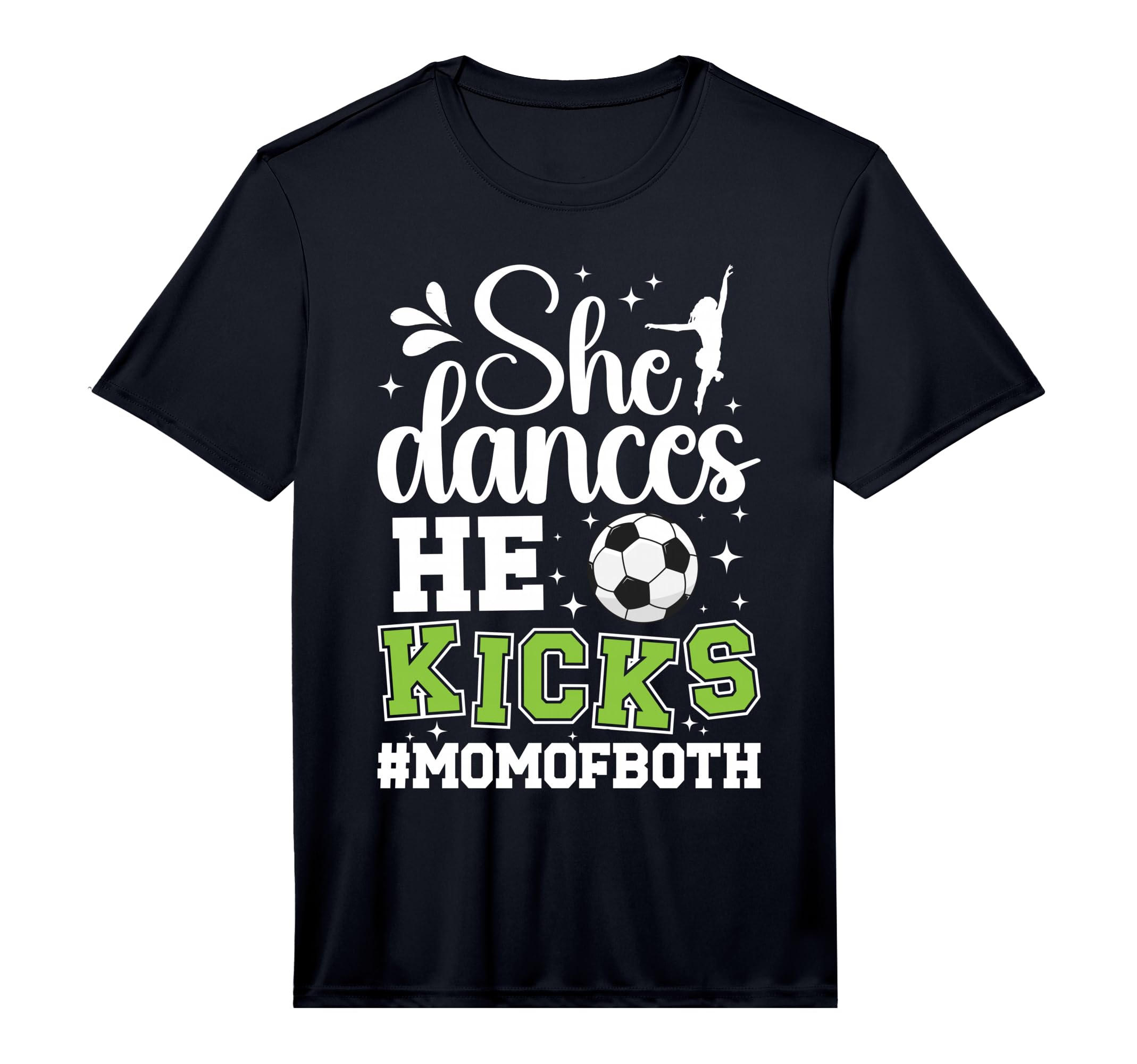 Mens She Dances He Kicks Mom Both T-Shirt - Unique Graphic for Adults - T-Shirt, Sweatshirt, Hoodie