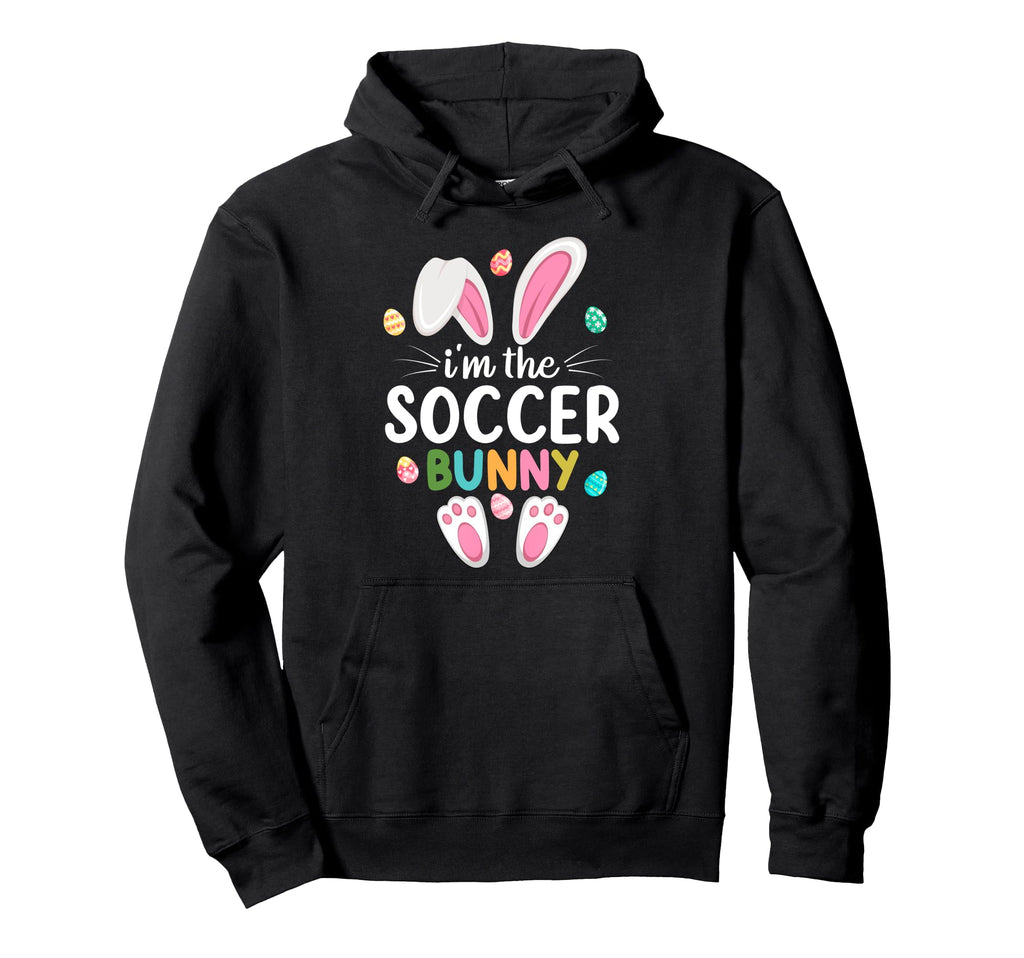 Im Soccer Bunny Matching Family Easter Hoodie - Minimalist Print for Adults - T-Shirt, Sweatshirt, Hoodie
