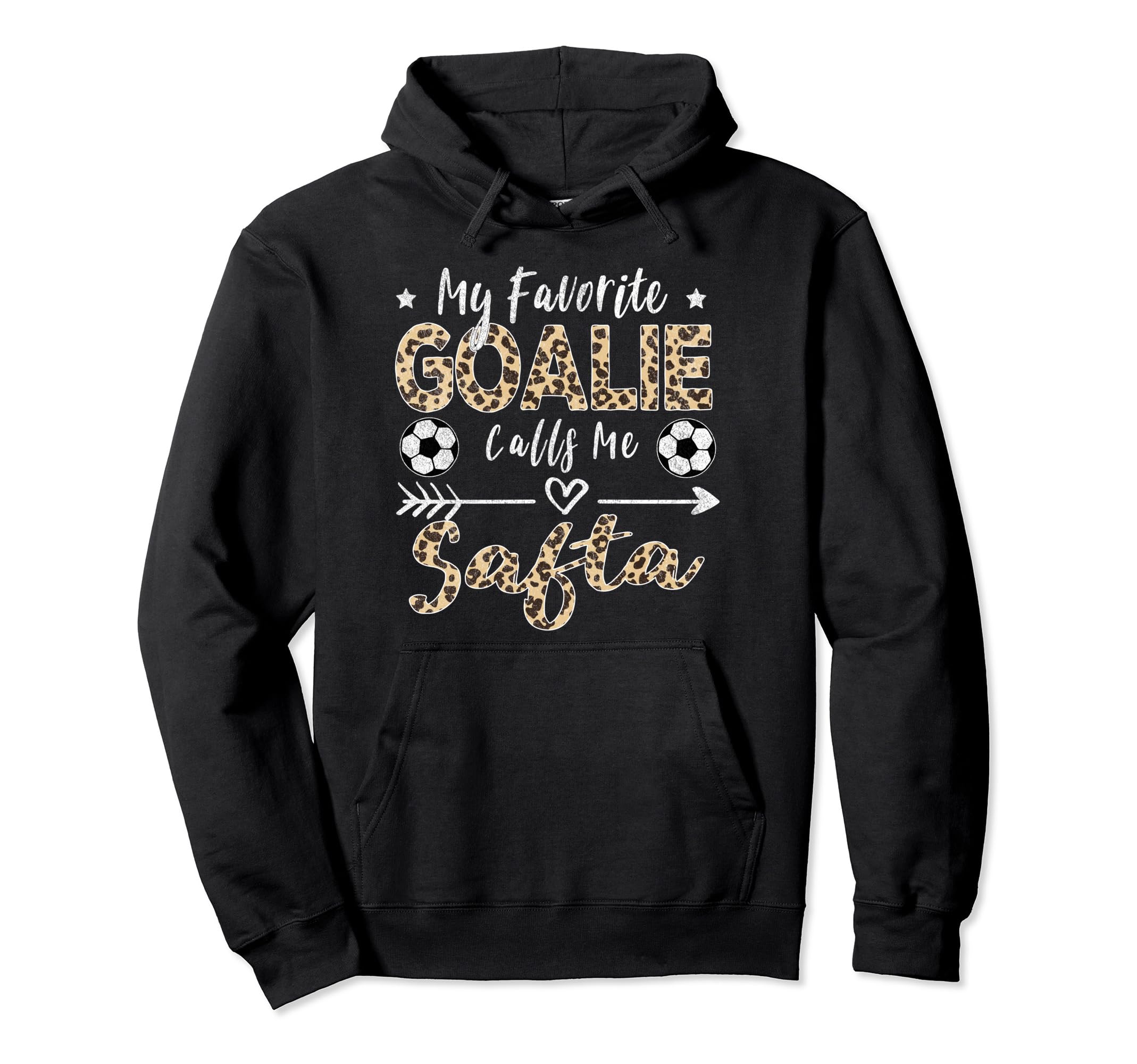 My Favorite Goalie Calls Me Safta Jewish Hoodie - Custom Art Print Unisex - T-Shirt, Sweatshirt, Hoodie