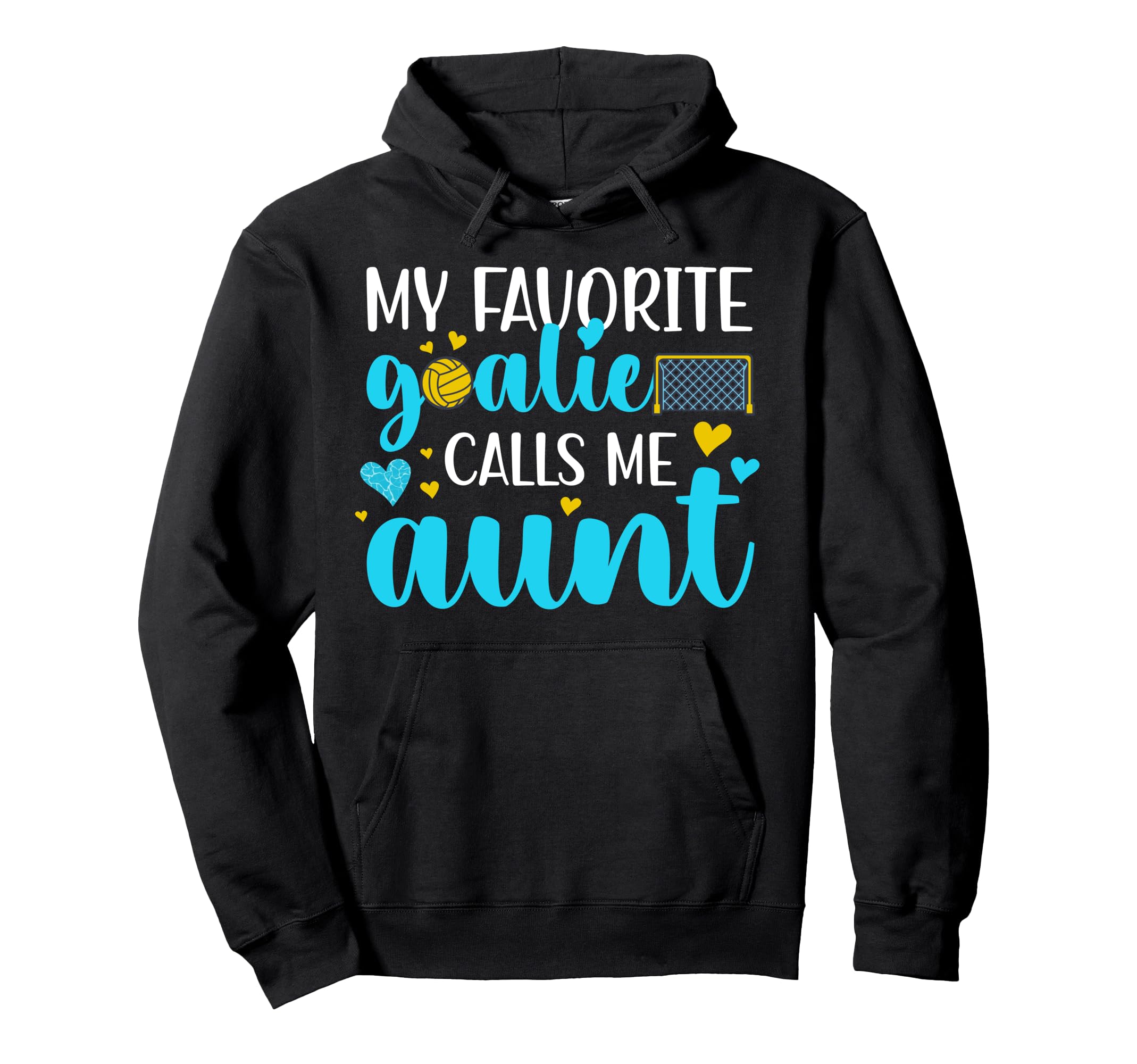 Proud Water Polo Goalie Aunt Water Hoodie - Custom Art Print for Adults - T-Shirt, Sweatshirt, Hoodie
