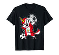 Dabbing Unicorn Peru Soccer Peruvian T-Shirt - Streetwear Style Men Women - T-Shirt, Sweatshirt, Hoodie