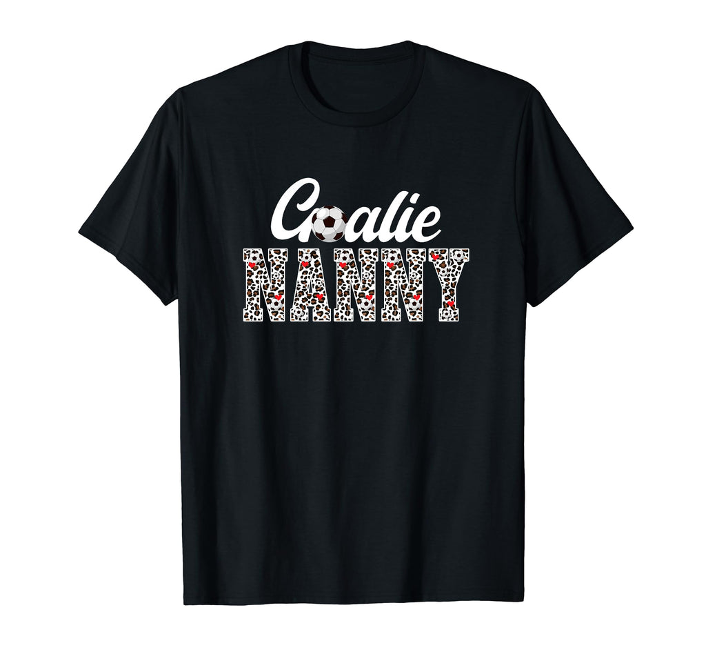 Soccer Goalie Nanny Leopard Soccer T-Shirt - Aesthetic Graphic for Adults - T-Shirt, Sweatshirt, Hoodie