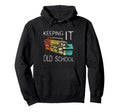 Keeping It Old School Boombox 80S 90S Hoodie - Casual Everyday Wear Unisex - T-Shirt, Sweatshirt, Hoodie