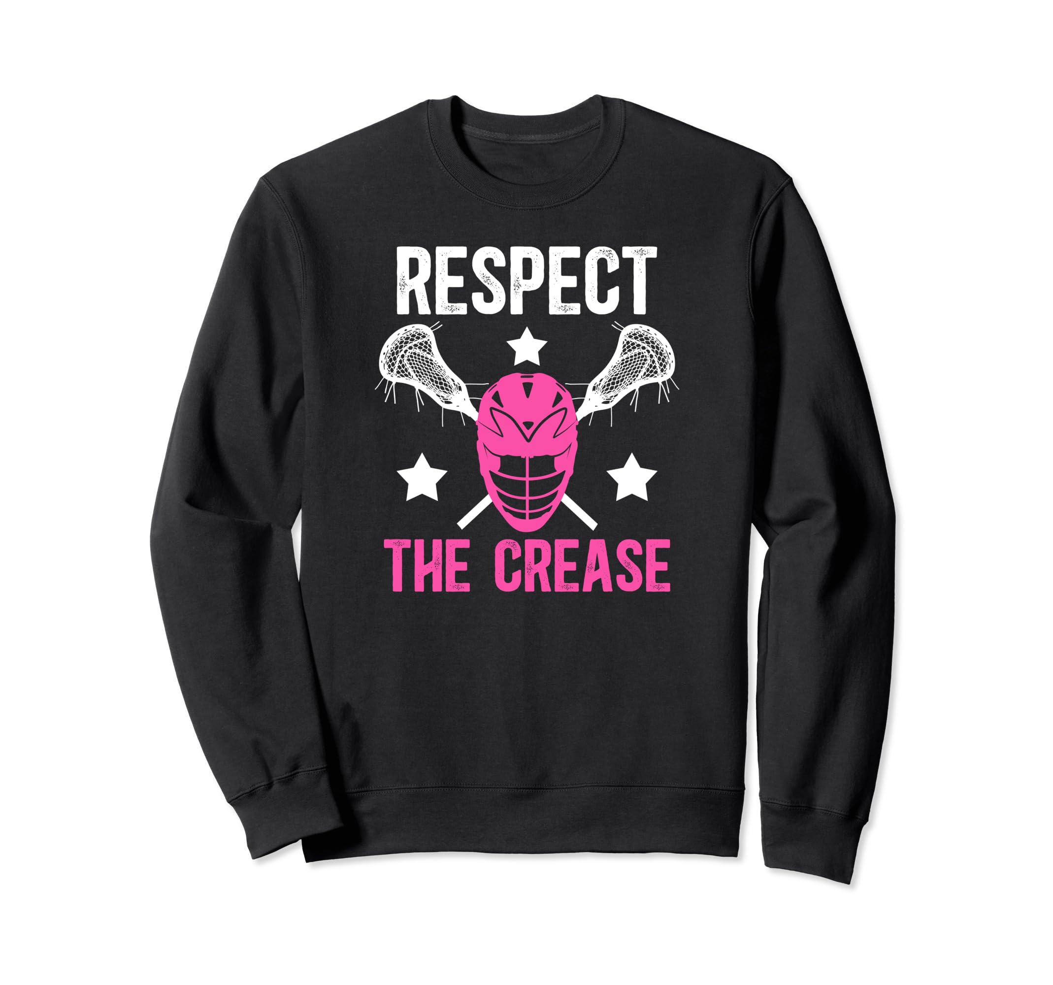 Respect Crease Lacrosse Goalkeeper Sweatshirt - Graphic Print Unisex - T-Shirt, Sweatshirt, Hoodie