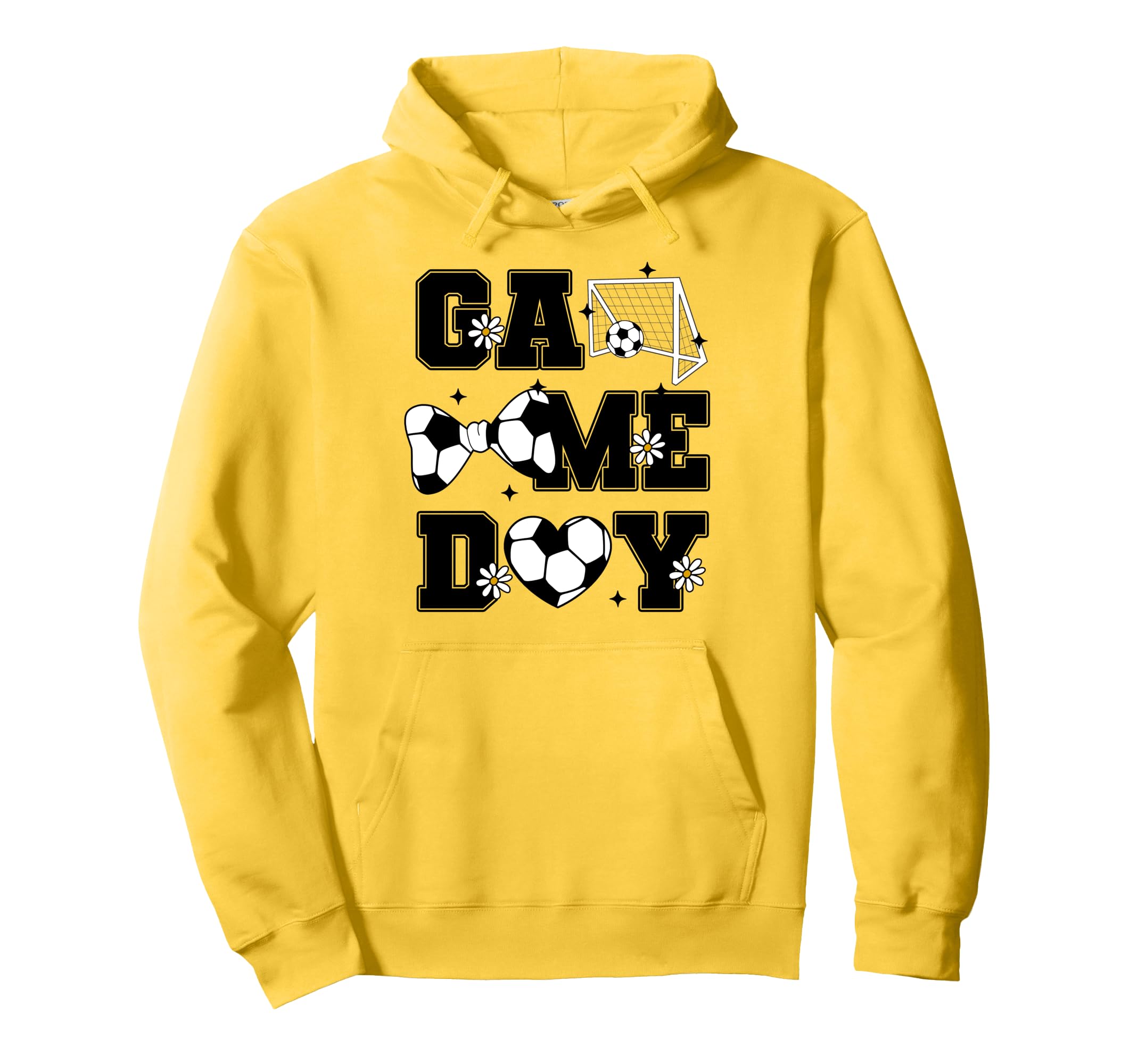 Soccer Game Day Bow And Heart Soccer Hoodie - Streetwear Style Men Women - T-Shirt, Sweatshirt, Hoodie