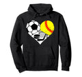 Soccer Softball Hockey Heart Funny Sport Hoodie - Custom Art Print Unisex - T-Shirt, Sweatshirt, Hoodie