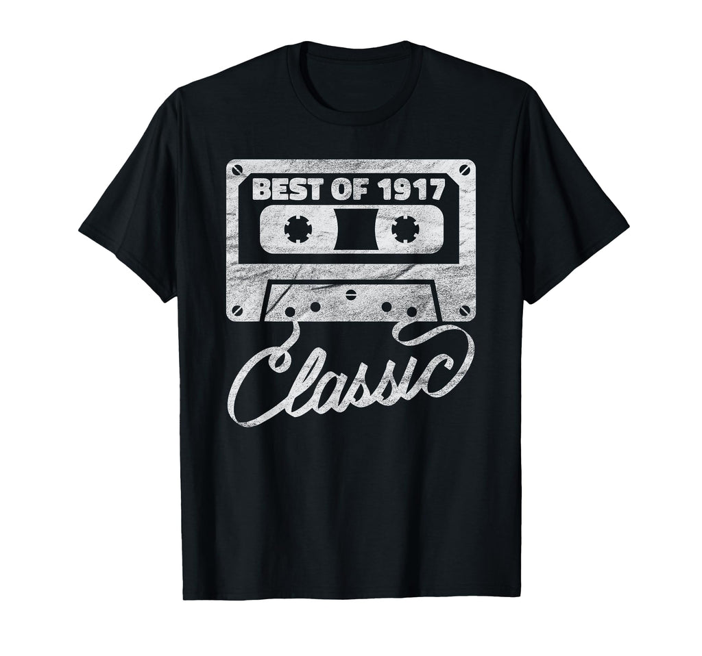 1917 Cassette Tape 106Th Birthday T-Shirt - Aesthetic Graphic for Adults - T-Shirt, Sweatshirt, Hoodie