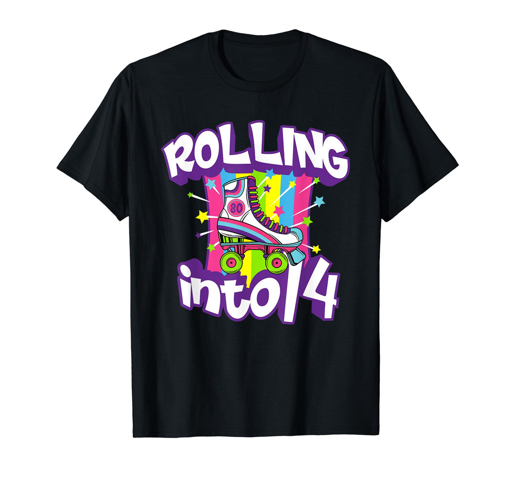 Roller Skates Funny 14Th Birthday 14 Years T-Shirt - Graphic Print Unisex - T-Shirt, Sweatshirt, Hoodie