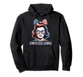 Patriotic Soccer Mom American Flag Hoodie - Trendy Graphic Unisex - T-Shirt, Sweatshirt, Hoodie