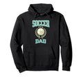 Light Blue Cyan Soccer Dad Hoodie - Unique Graphic Unisex - T-Shirt, Sweatshirt, Hoodie