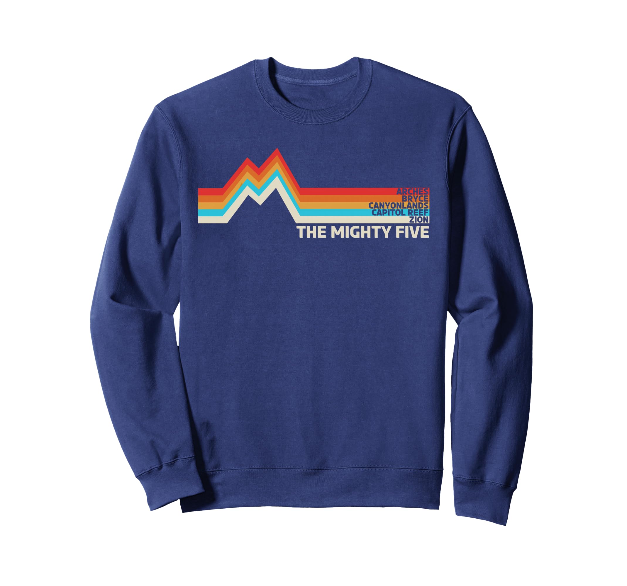 Utahs Mighty Five National Parks Sweatshirt - Novelty Apparel Unisex - T-Shirt, Sweatshirt, Hoodie