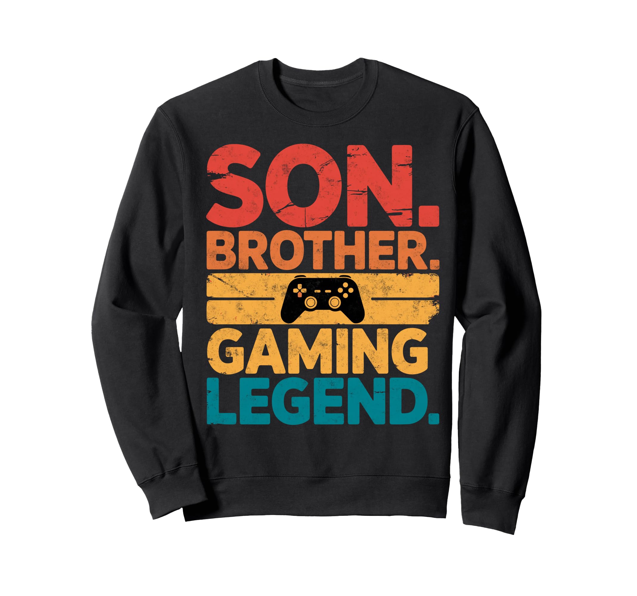 Son Brother Gamer Legend Video Game Sweatshirt - Streetwear Style Unisex - T-Shirt, Sweatshirt, Hoodie