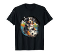 Bernese Mountain Dog Soccer Bernese T-Shirt - Novelty Apparel for Adults - T-Shirt, Sweatshirt, Hoodie