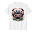 Soccer Shaped Heart Soccer Lovers T-Shirt - Trendy Graphic Men Women - T-Shirt, Sweatshirt, Hoodie