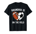 Soccer Grandma Football Heart T-Shirt - Fun Novelty Design Men Women - T-Shirt, Sweatshirt, Hoodie