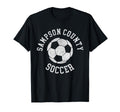 Sampson County Soccer Distressed 90S T-Shirt - Aesthetic Graphic for Adults - T-Shirt, Sweatshirt, Hoodie