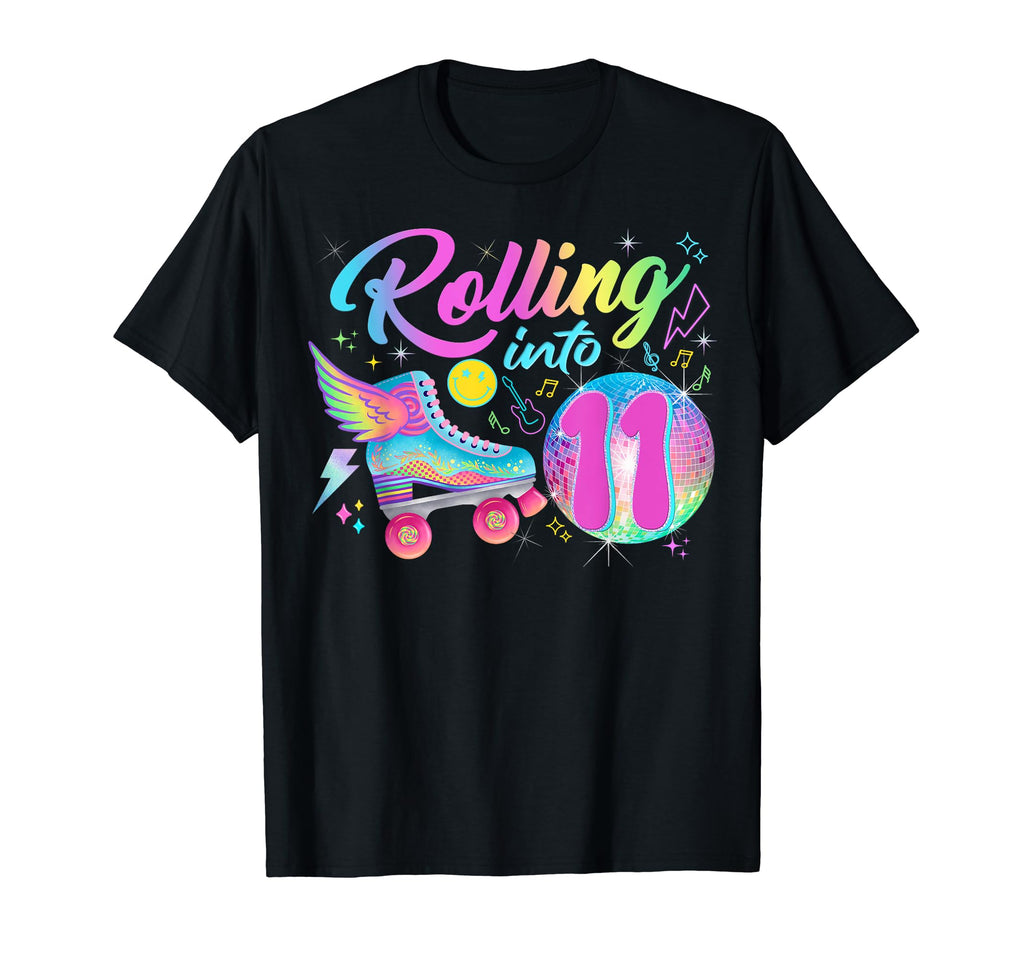 Roller Skates Birthday Disco Ball T-Shirt - Casual Everyday Wear Men Women - T-Shirt, Sweatshirt, Hoodie