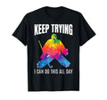 Field Hockey Goalie Keep Trying T-Shirt - Aesthetic Graphic for Adults - T-Shirt, Sweatshirt, Hoodie