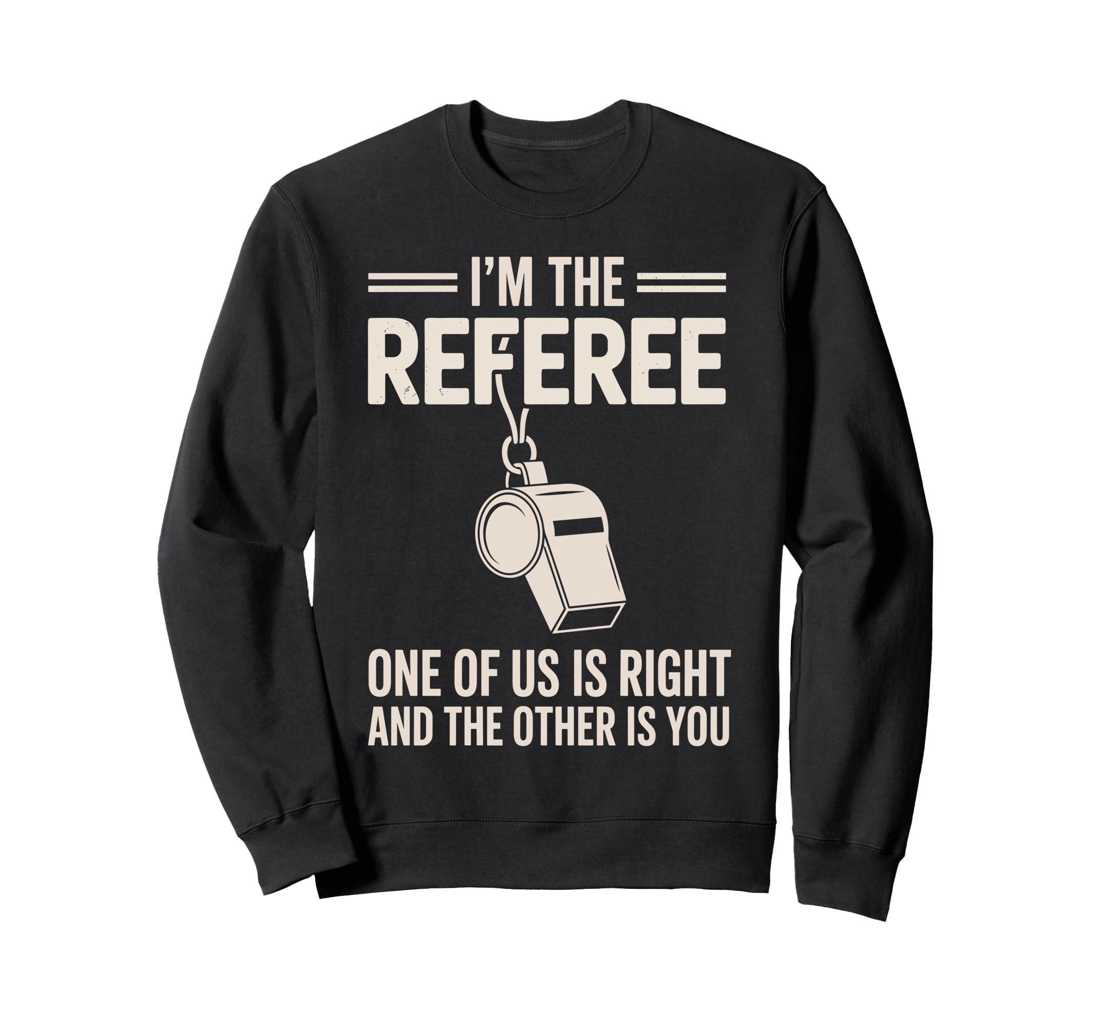 Funny Referee Art Soccer Football Sweatshirt - Custom Art Print for Adults - T-Shirt, Sweatshirt, Hoodie