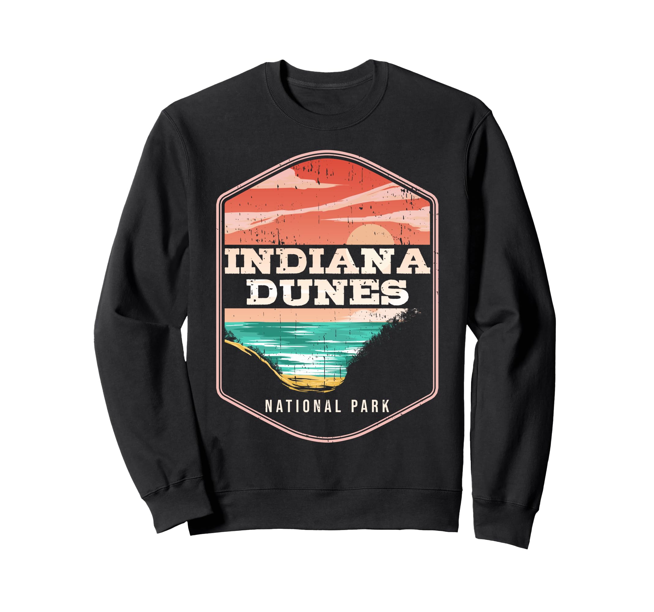 Indiana Dunes National Park Sunset Sweatshirt - Graphic Print Men Women - T-Shirt, Sweatshirt, Hoodie